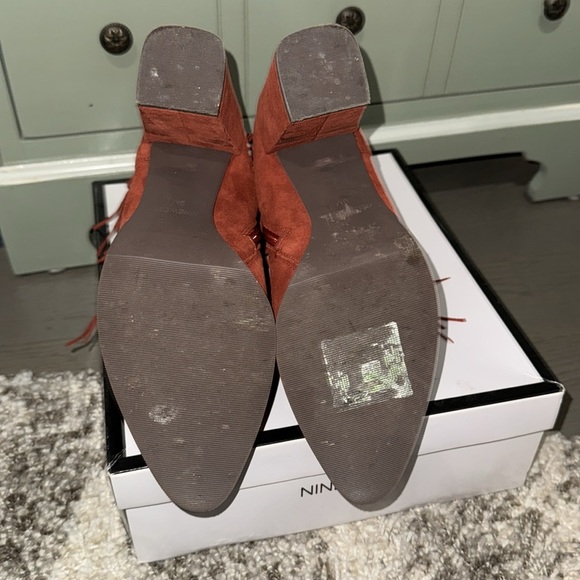 Nine West Fringe Ankle Boots - Picture 4 of 5